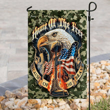 Load image into Gallery viewer, America Eagle. Home Of The Free Because Of The Brave Flag