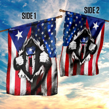 Load image into Gallery viewer, America Home With Puerto Rican Blood Flag