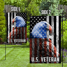 Load image into Gallery viewer, American Eagle U.S. Veteran Flag