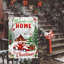 Load image into Gallery viewer, All Hearts Come Home For Christmas Flag