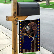 Load image into Gallery viewer, Alaska State Eagle Flag