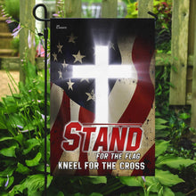 Load image into Gallery viewer, America. Stand For The Flag Kneel For The Cross Flag