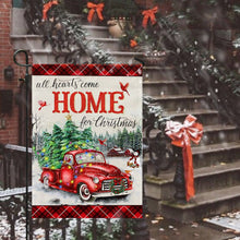 Load image into Gallery viewer, All Hearts Come Home For Christmas Flag