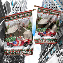 Load image into Gallery viewer, All Hearts Come Home For Christmas Flag