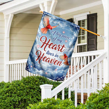 Load image into Gallery viewer, A Big Piece Of My Heart Lives In Heaven Flag