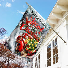 Load image into Gallery viewer, All Hearts Come Home For Christmas Flag