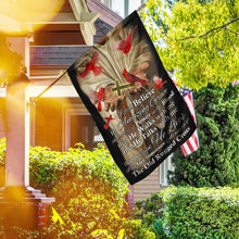 Load image into Gallery viewer, All Because Of The Old Rugged Cross Red Cardinal Flag