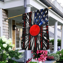 Load image into Gallery viewer, 3D Lacrosse American Flag