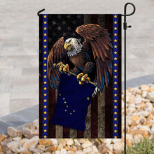 Load image into Gallery viewer, Alaska State Eagle Flag