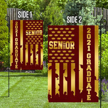 Load image into Gallery viewer, 2021 Graduate. Senior 2021 American Flag
