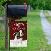Load image into Gallery viewer, A Little Mooey Christmas Flag
