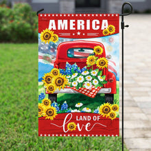 Load image into Gallery viewer, America Land Of Love Flag