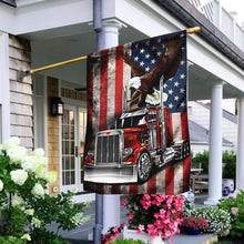 Load image into Gallery viewer, American Eagle Trucker Flag