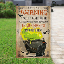 Load image into Gallery viewer, A Witch Lives Here Flag