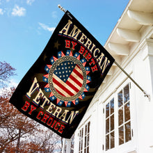 Load image into Gallery viewer, American By Birth Veteran By Choice Flag