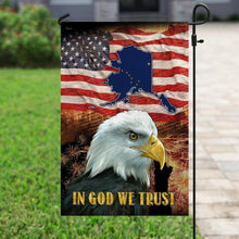 Load image into Gallery viewer, Alaska State Patriotic American Independence Day Flag