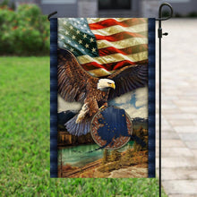 Load image into Gallery viewer, Alaska State Eagle Flag