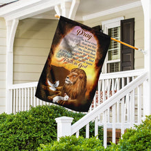 Load image into Gallery viewer, A Soul That Never Loses Faith In God The Lion & The Lamb Flag