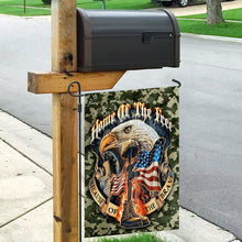Load image into Gallery viewer, America Eagle. Home Of The Free Because Of The Brave Flag