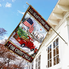 Load image into Gallery viewer, All Hearts Come Home For Christmas Flag