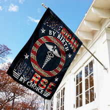 Load image into Gallery viewer, American By Birth Nurse By Choice Flag