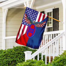 Load image into Gallery viewer, 30th Infantry Division Old Hickory American Eagle Flag TRL1049Fv1