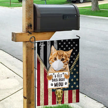 Load image into Gallery viewer, 6 Feet Back Right Meow Cat Flag