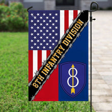Load image into Gallery viewer, 8th Infantry Division Airborne Flag
