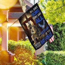 Load image into Gallery viewer, All Gave Some Some Gave All Veteran of The United States Air Force Flag MLH1686Fv1
