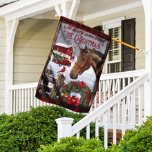 Load image into Gallery viewer, All Hearts Come Home For Christmas Flag