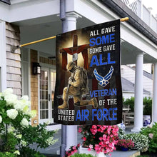 Load image into Gallery viewer, All Gave Some Some Gave All Veteran of The United States Air Force Flag MLH1686Fv1