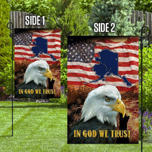 Load image into Gallery viewer, Alaska State Patriotic American Independence Day Flag