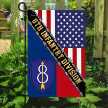 Load image into Gallery viewer, 8th Infantry Division Airborne Flag