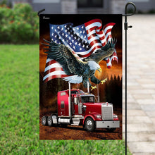 Load image into Gallery viewer, American Eagle Trucker Flag
