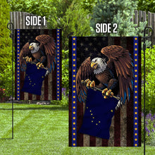 Load image into Gallery viewer, Alaska State Eagle Flag