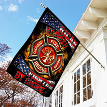 Load image into Gallery viewer, American By Birth Firefighter By Choice Flag