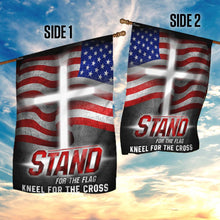 Load image into Gallery viewer, America. Stand For The Flag Kneel For The Cross Flag
