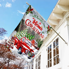 Load image into Gallery viewer, All Hearts Come Home For Christmas Flag