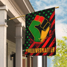 Load image into Gallery viewer, All Lives Matter African American Flag
