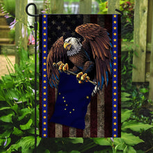 Load image into Gallery viewer, Alaska State Eagle Flag