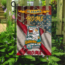 Load image into Gallery viewer, Alabama. Home Sweet Home Flag