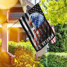 Load image into Gallery viewer, American Eagle U.S. Veteran Flag