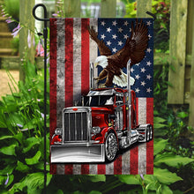 Load image into Gallery viewer, American Eagle Trucker Flag