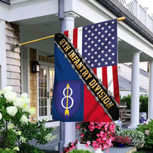 Load image into Gallery viewer, 8th Infantry Division Airborne Flag