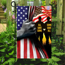 Load image into Gallery viewer, All Gave Some Some Gave All Veteran Flag