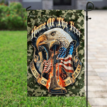 Load image into Gallery viewer, America Eagle. Home Of The Free Because Of The Brave Flag