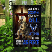 Load image into Gallery viewer, All Gave Some Some Gave All Veteran of The United States Air Force Flag MLH1686Fv1