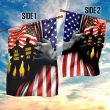 Load image into Gallery viewer, All Gave Some Some Gave All Veteran Flag