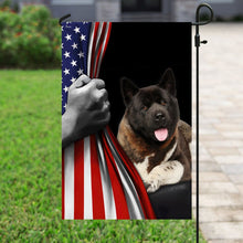 Load image into Gallery viewer, American Akita U.S. Flag TRL772Fv30