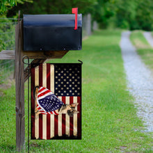 Load image into Gallery viewer, A German Shepherd American Patriot Flag